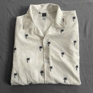 Men’s Palm Tree Button Up Shirt